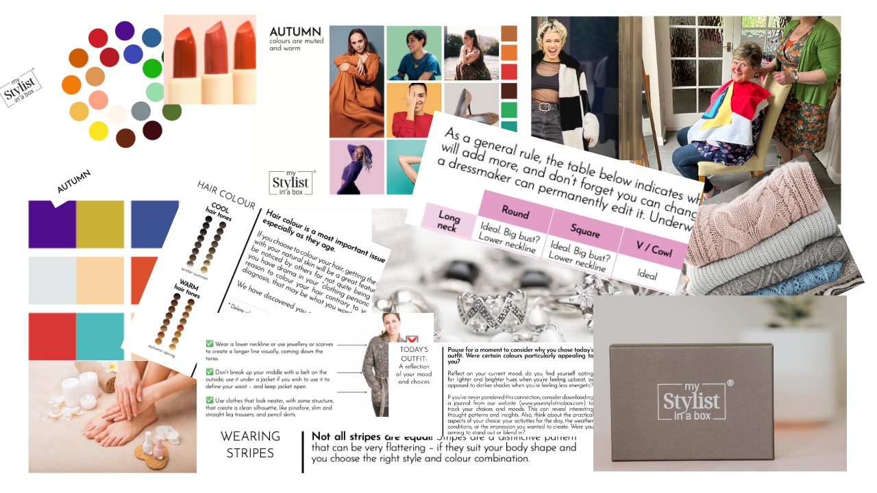 Picture of lots of the cards available for stylists to buy for the My Stylist in a Box product